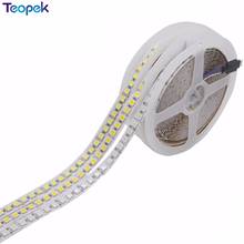 Tira de luces LED Flexible para decoración del hogar, tira de luces LED RGB de 12V, 24V, 5050 Leds/m, color blanco cálido, 120 m/m, 5 m/lote 2024 - compra barato