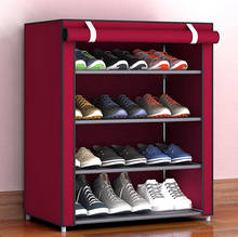 Rack organizador de sapatos, rack de tecido para sapatos, 3/4/6/8 camadas, armazenamento, sala de estar, corredor, quarto, móveis diy firme 2024 - compre barato