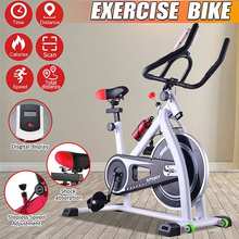 Bicicleta estática para exercícios, indoor, bicicleta de ciclismo, silenciosa, volante para ciclismo, fitness em casa 2024 - compre barato