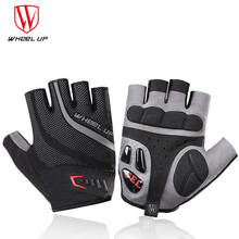 Wheel Up Men And Women Summer Half-finger Bicycle Riding Gloves Road Mountain Bike Short-finger Riding Gloves Anti-slip 2024 - buy cheap