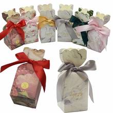 Свадебные сувениры и подарочные коробки бумажные конфетные коробочки Bomboniera подарочные пакеты для детского душа украшения для дня рождения 2023 - купить недорого