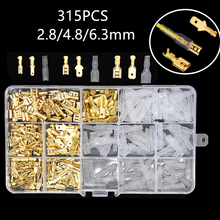 315pcs Assortment Crimp Terminals Insulated Seal Electrical Wire Connectors 2.8/4.8/6.3mm Crimping Terminal Connector Kit 2024 - buy cheap