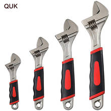 QUK Adjustable Wrench Set Ratchet Large Opening Spanner Universal Key CR-V Multitools Snap Grip Wrench Bathroom Repair Hand Tool 2024 - buy cheap