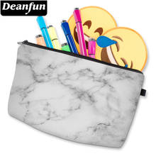 Deanfun Cosmetic Bag Marble Printed Portable Bag European Style Roomy Makeup Bag For Women D51973 2024 - buy cheap