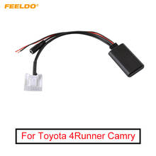 FEELDO-módulo inalámbrico con Bluetooth para coche, Cable de Audio auxiliar, adaptador de música con micrófono para Toyota Camry 4runner Rav4, 1 ud. 2024 - compra barato