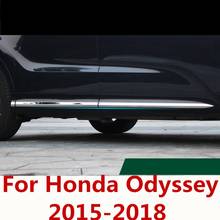 Для Honda Odyssey 2015-2018 аксессуары хромированные abs двери боковая линия гарнир тела молдинг крышка протектор отделка авто аксессуары 2024 - купить недорого