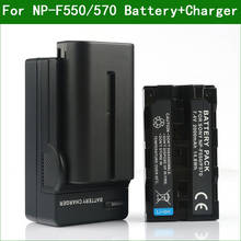 Câmera Digital Bateria NP F550 NP-F550 & Carregador para Sony MVC HXR-NX3 CD1000 FD81 FD91 PLM-100 NEX-FS700RH HDR-FX7 HVR HD1000 Z1 2024 - compre barato