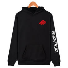 2019 Latest Japan Anime Akatsuki Member Hoodies Hip Hop Pullover Sweatshirt Itachi Obito Large Size Hoodie 2024 - buy cheap