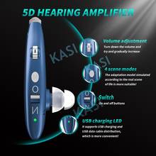 Audífonos digitales recargables, amplificador de sonido, audífono profesional, Bluetooth, BTE, para sordera 2024 - compra barato