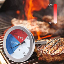 Churrasco fumante grill termômetro de aço inoxidável ao ar livre churrasco medidor temperatura para cozinha do agregado familiar fácil suprimentos 2024 - compre barato