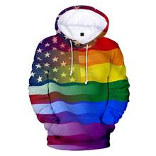 LGBT Flag 3D Hoodies for Lesbian Gay Pride Equity Colorful Rainbow Sweatshirt Women/men Casual Pullover for Gay LGBT Logo Hoodie 2024 - buy cheap