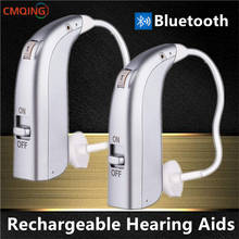 1 Pair USB Rechargeable Hearing Aids Intelligent Low-Noise Sound Amplifier One-Click Operation Bluetooth Elderly Hearing Aid 2024 - buy cheap