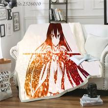 Японское аниме Akame Ga KILL 3D бархатное плюшевое одеяло покрывало для девочек шерпа одеяло диван покрывало для путешествий 02 2024 - купить недорого