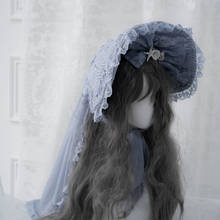 Lolita Accessories Original Design Kc Bnt Bb Hat Headwear Clip Veil Overskirt For Sweet Lolita Girl Fashion JSK OP dress Loli 2024 - buy cheap