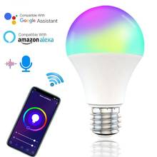 AC 220V/110V Smart Wifi Bulb Dimming Light Bulb 9W 1000lm Smart Light Bulb Voice Control Work With Alexa Google Home E27/B22 2024 - buy cheap