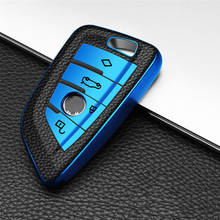 Fashion Carbon fiber Car Remote Key Case Cover For BMW 1 2 3 4 5 6 7 Series X1 X3 X6 X4 X5 F30 F34 F10 F20 F07 G30 F15 E60 F16 2024 - buy cheap