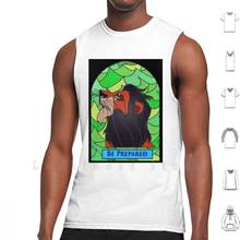 The Rightful King ?-Stained Glass Villains Tank Tops Vest Sleeveless Scar Lion King Be Prepared Villain Stained Glass Uncle 2024 - buy cheap