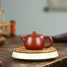 Chinese Style Mini Teapot Yixing Handmade Big Mouth 188 Hole 80ml Small Capacity Zisha Dahongpao Tea Set 2024 - buy cheap