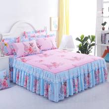 30   Fitted Sheet Cover Graceful Lace Bedspread Bedroom Bed Cover Skirt Decoration Non-slip Mattress Cover Skirt cubrecama 2024 - buy cheap