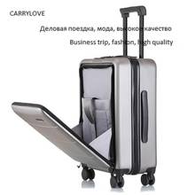 Carrylove-mala de viagem em pvc, alta qualidade, tamanho executivo, moda, alta qualidade, 20/22/24/28 polegadas 2024 - compre barato