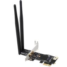 Adaptador de placa de expansão v, placa de rede sem fio compatível com bluetooth pcie para m.2 m.2 adaptador wi-fi ngff 2024 - compre barato