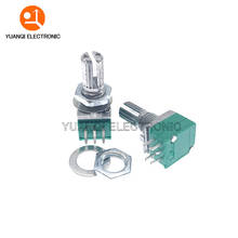 5pcs RK097G 1K 5K 10K 20K 50K 100K 500K B1K B5K B10K B100K with a switch audio 6pin shaft 15mm amplifier sealing potentiometer 2024 - buy cheap