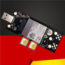 M.2 NGFF к USB 3,0 адаптер конвертер карты расширения карты с двойным NANO слот для sim-карты для 3G/4G/5G модуль M2 к USB переходная карта 2024 - купить недорого