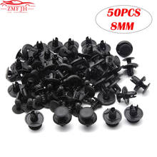 50pcs Hot Selling Auto Bumper Fastener 8mm Hole Rivet Retainer Push Engine Cover Car Door Trim Panel Clip Fasteners For Toyota 2024 - buy cheap