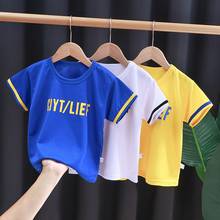 Kids Sports T-shirt Boys Thin Breathable Tops Girls Short Sleeved T Shirt 2021 New Summer Clothes  Baby Tshirt 2024 - buy cheap