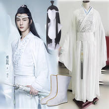 Anime MO DAO ZU SHI Lan Wangji Cosplay Costume TV Series The Untamed Halloween Christmas Costumes For Women Men long wig shoes 2024 - buy cheap