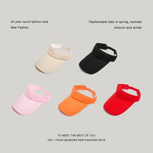 Кепка унисекс Спортивная для мужчин и женщин, модная однотонная шапка от солнца, в Корейском стиле, для скалолазания 2024 - купить недорого