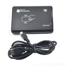 Sensor de proximidad USB inteligente RFID, lector de tarjetas de identificación, Control de acceso EM4100,EM4305,T5577, negro, 125KHz, No necesita controlador 2024 - compra barato