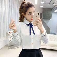 4XL Women Casual Sweet Party Blouse Long Sleeve Turn Down Collar Office Lady Shirt Autumn Fashion Women Office Business Tops 2024 - buy cheap
