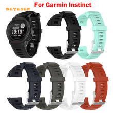 Pulsera de silicona suave para reloj inteligente Garmin Instinct, correa de repuesto colorida, correa ajustable, accesorios de pulsera 2024 - compra barato