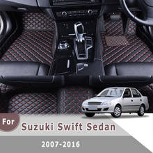 Tapete de carro personalizado rhd, carpete para suzuki swift sedan 2016 2015 2014 2013 2012 2011 2010 2009 2008 2007 2024 - compre barato