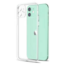 Lens Protection Clear Phone Case For iPhone 11 12 Pro Max 7 8 6 6s Plus X XR XS Max 12 mini Camera Protection Soft TPU Cover 2024 - buy cheap
