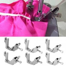 Sewing Tools 6 Pcs Elastic Presser Foot Sewing Machine All Steel S537 Presser Foot Accessory 2024 - buy cheap