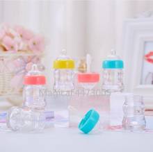 10-100PCS 7ml Milk Bottle Lip Gloss Tube Bottle Empty Lipgloss Tube Plastic Transparent/Yellow/Pink Lip Gloss Cosmetic Container 2024 - buy cheap