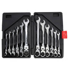12 Pcs/set Dual-purpose Ratchet Wrench Movable Head Set Auto Repair Tool 72-tooth 12 Pcs/set Ratchet Wrench Set 2024 - buy cheap