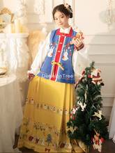 2021 Китайский традиционный ханьфу Одежда элегантная женская обувь; Большие размеры 33–41 танцевальные костюмы в Корейском стиле древних династии в стиле ретро; В китайском стиле ханьфу, фон для фотосъемки одежда 2024 - купить недорого