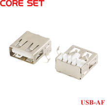 Conector hembra para soldadura, conector tipo A de USB-AF13.6, 4 pines, 10 unidades 2024 - compra barato