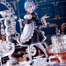 Rem Ram-Obra Maestra ORIGINAL de Anime japonés, 27cm, imagen de mucama de invierno Colección de figuras de acción de PVC, regalos de Modelismo 2024 - compra barato