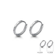 100% 925 Sterling Silver LOVE Letter Small Hoop Earrings Huggie Hoops for Lover Women Girls Charm Fine Jewelry 2024 - buy cheap