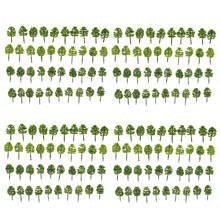 Набор из 160 шт модели деревьев DIY ландшафт для железной дороги пейзаж acssory 1,97 дюймов 1/250 Z Масштаб 2024 - купить недорого