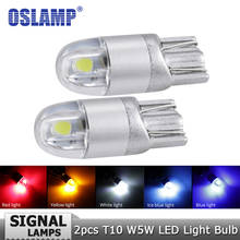 Oslamp T10 W5W 194 Car Led Light Bulbs White Red Bule Yellow DC12v Clearance Break Light Turn Signal Lights Backup Reverse Light 2024 - buy cheap