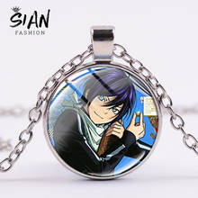 SIAN Anime Noragami Aragoto Trendy Necklace Yato Hiyori Yukine Cartoon Character Print Glass Crystal Dome Pendant Fans Souvenir 2024 - buy cheap