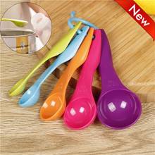 5pcs Colorful Plastic Measuring Spoons Sets Kitchen Utensil Spice Cup Sugar Salt Bakery Cooking Baking Tools Kitchen Accesoriess 2024 - buy cheap