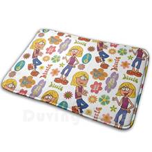 Lizzie Mcguire Flowers Mat Rug Carpet Anti-Slip Floor Mats Bedroom Lizzie Mcguire Hilary Duff Wool Evenstevens Nobulliying 2024 - buy cheap