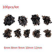 100pcs/lot  6mm 8mm 9mm 10mm 12mm DIY Plastic Screw Eyes for Teddy Bear Doll Animal Puppet Doll Accessories 2024 - buy cheap