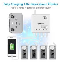 For DJI Mini 2 Charger Charge 4 batteries for 70 minutes USB port Remote control Charging for dji mavic mini 2 drone Accessories 2024 - buy cheap
